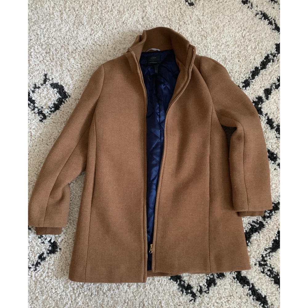 Lodge coat in Italian stadium-cloth wool